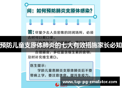 预防儿童支原体肺炎的七大有效措施家长必知